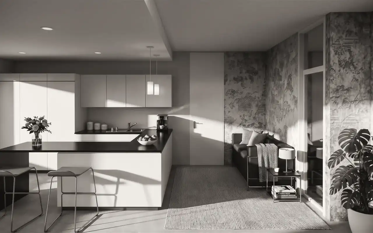 Extension of a residence in Rome