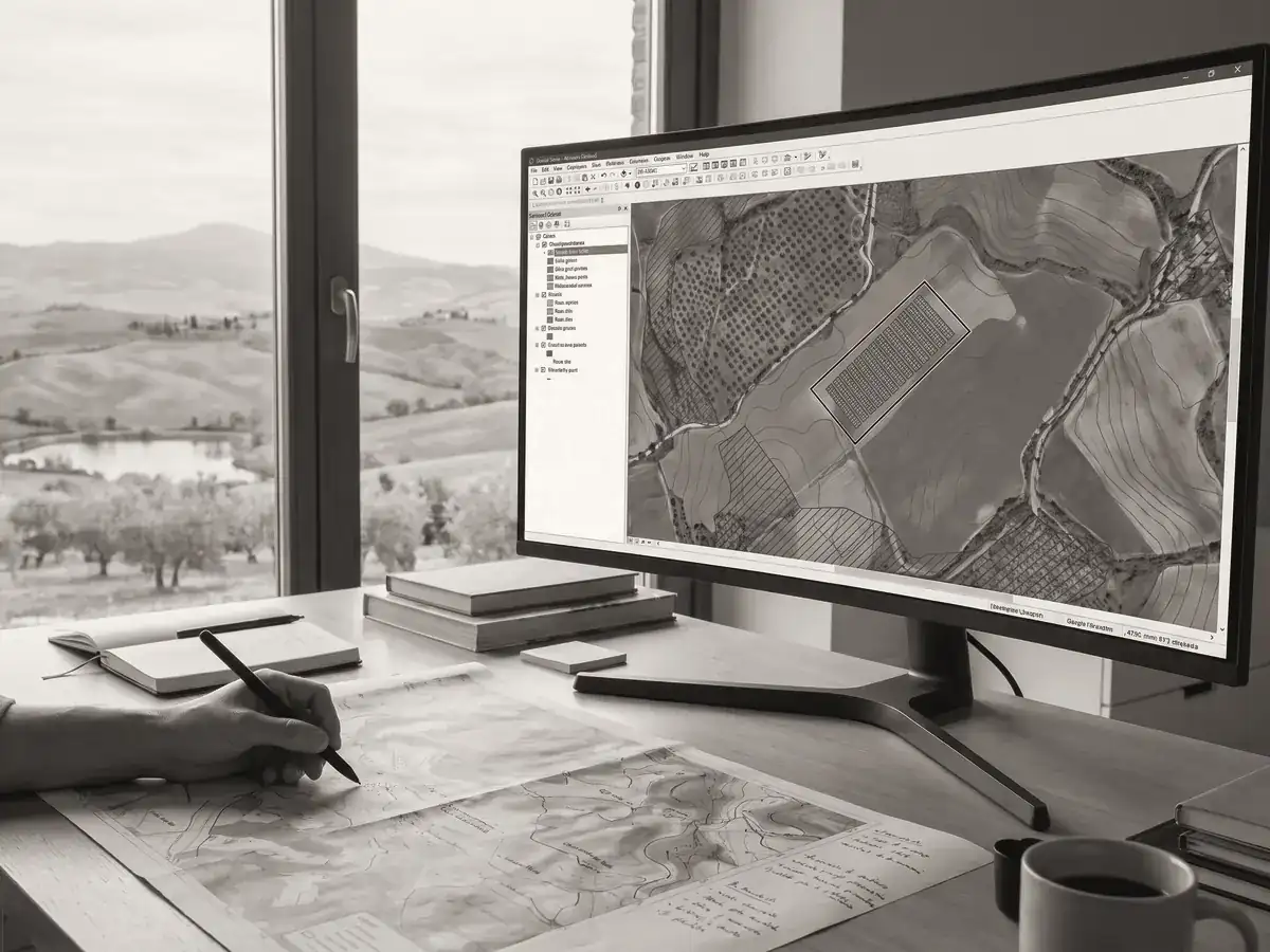 GIS analysis of the territory (illustrative image)