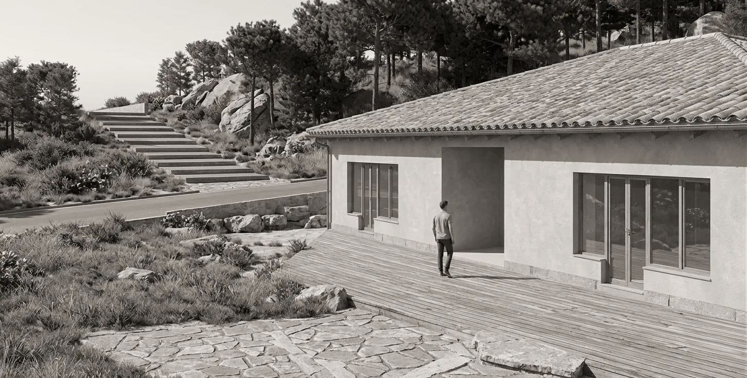 L'ingresso nella vista di progetto