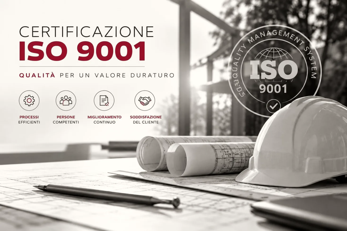 ISO 9001 certification of the quality management system