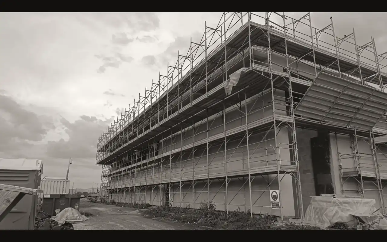 The new Spinoretico gymnasium under construction