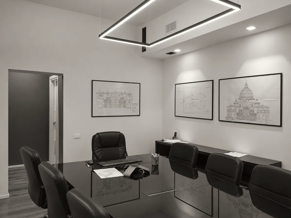 La sala riunioni della sede operativa